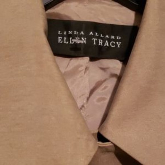 100% SILK LINDA ALLARD ELLEN TRACY CROP JACKET SZ 14 - Picture 3 of 5